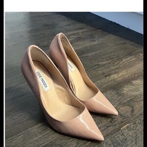 Steve Madden Blush Patent Pointed-Toe Pumps